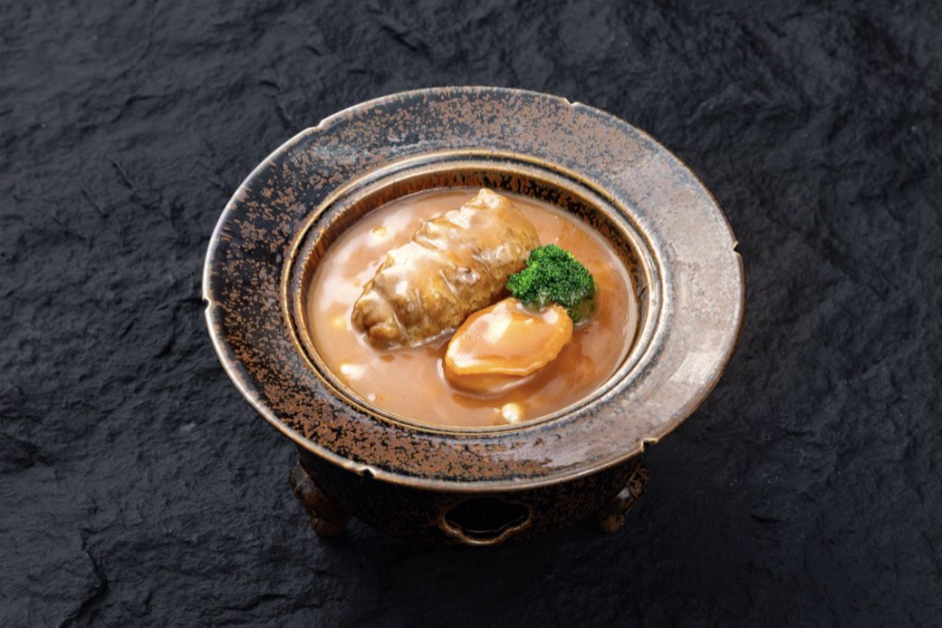 Taihu river shrimp with balsamic pearls